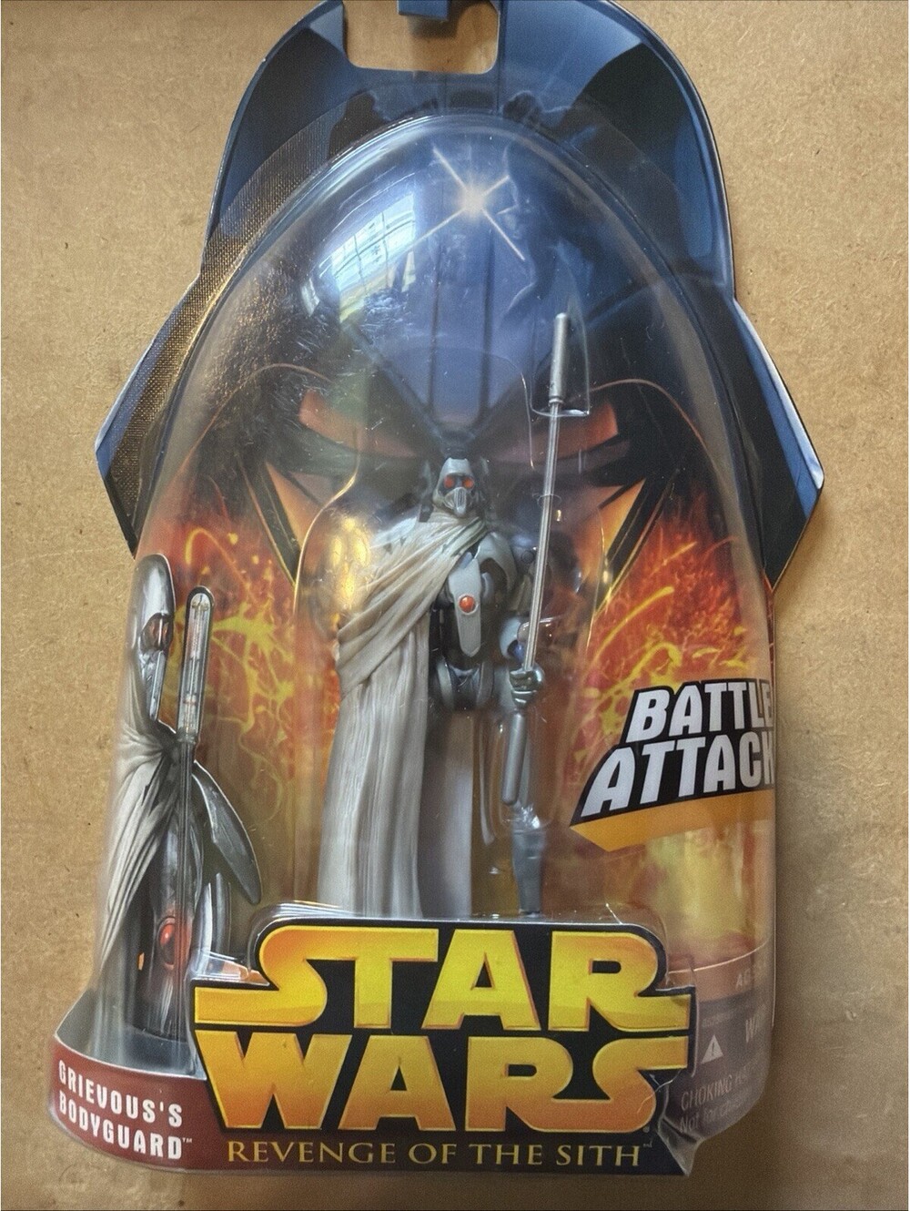 Hasbro Star Wars Revenge of the Sith Grievouss Bodyguard 8 Battle Attack Action